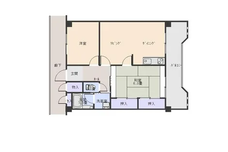 東宝ビル【6階】の間取り