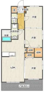 サニーコート本城学研台Ⅰ【201号室】の間取り