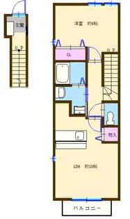 アヴニールYOUⅢ【202号室】の間取り