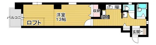 トワアベノ【502号室】の間取り