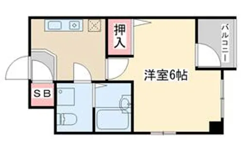 メゾン・ド・平岡3番館【2階】の間取り