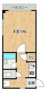 菅ハイツ【302号室】の間取り