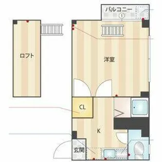 トレンチーノ【202号室】の間取り