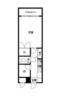 マクシーズ博多【4階】の間取り
