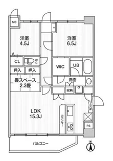 LaDouceur西宮北口【3階】の間取り