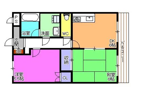第329川辺ビル【1階】の間取り