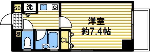 サニー赤沢【203号室】の間取り