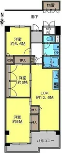 ジークレフ東灘【2階】の間取り