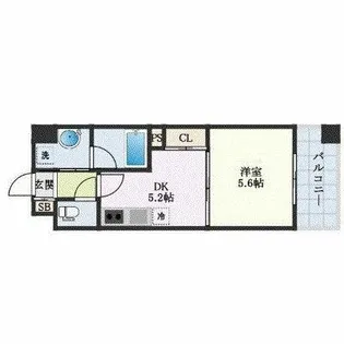 ルネッサンス21久留米六ツ門【302号室】の間取り