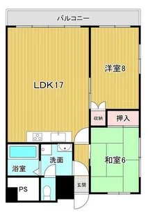 エクセレントハウス大興【5階】の間取り
