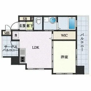 フェルト127【901号室】の間取り