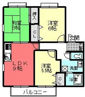 ディアス千代田 B棟【202号室】の間取り