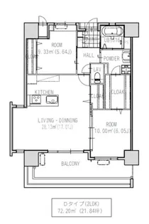 LEGEND111【10階】の間取り