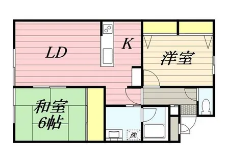 サントアリオ・デ・菊水元町【2階】の間取り