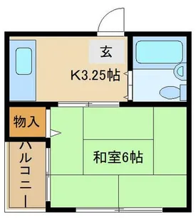 ツインコーポ公園南A棟【102号室】の間取り