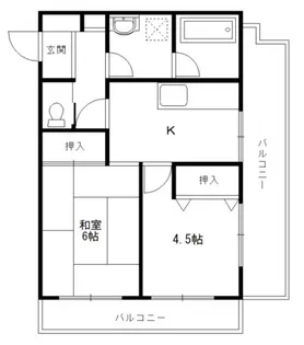 ドゥミメゾン【4階】の間取り