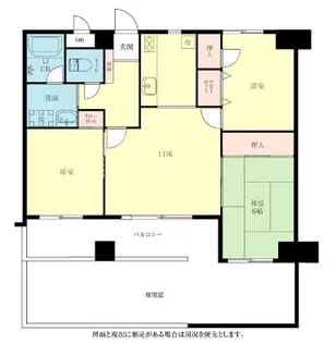 EAST・DORM【202号室】の間取り