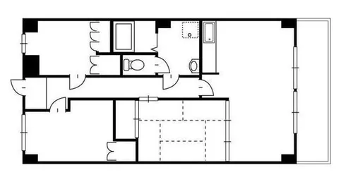 プラティーク英賀保【3階】の間取り