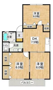 ベルフォーレ【2階】の間取り