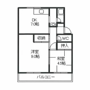 野口マンション【2階】の間取り