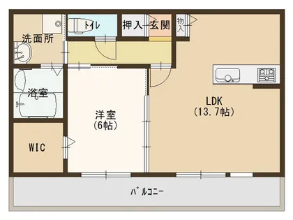 ムーラン・ア・ヴァンA棟【306号室】の間取り