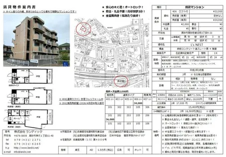 L’sNEST【4階】の間取り