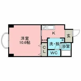 VILLA山松【303号室】の間取り