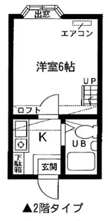 River松村【206号室】の間取り
