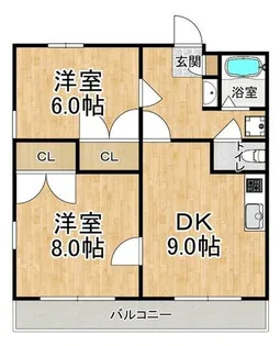 ヴィ フォレストⅡ【2階】の間取り