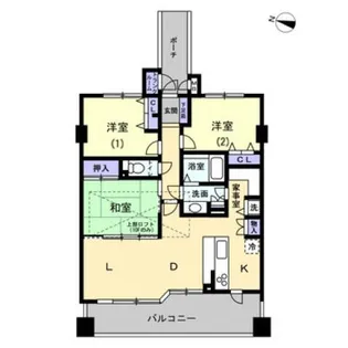 コアマンション下大利ネクステージ【505号室】の間取り