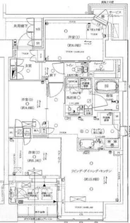 リバーガーデン四天王寺【1106号室】の間取り