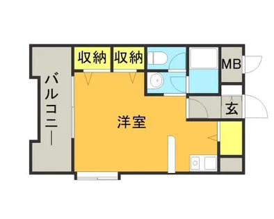 メゾン・ド・シャトラン【0423号室】の間取り