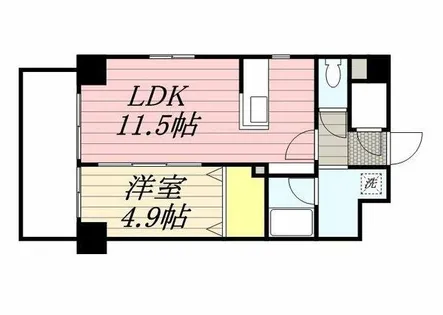 プレスタイル博多駅南【0701号室】の間取り