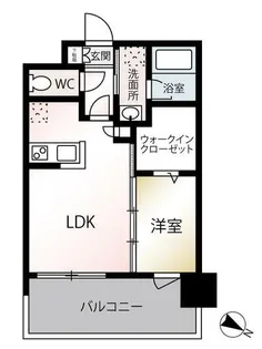 エンクレスト博多PREMIER【915号室】の間取り