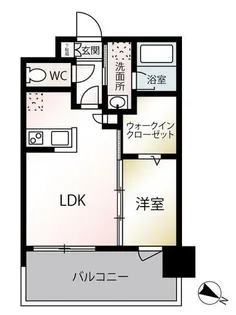 エンクレスト博多PREMIER【915号室】の間取り