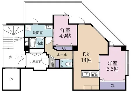 セラヴィ119【5B号室】の間取り