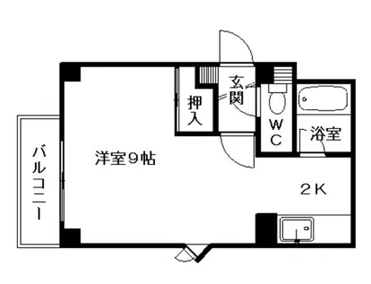 シティハウス麻生【303号室】の間取り