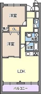 シャトーエデン【402号室】の間取り