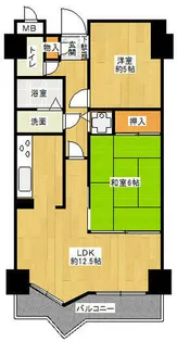 ふぁみーゆ寝屋川セントラルパークA棟【5階】の間取り