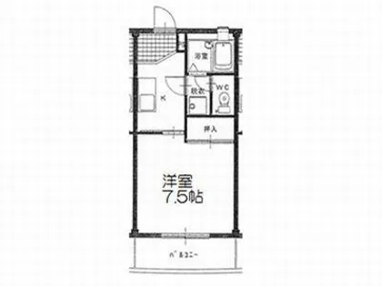 メゾンエーデルワイス【2階】の間取り