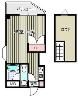 フローレンス橘【5階】の間取り