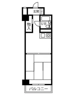 藤和大名コープ【4階】の間取り