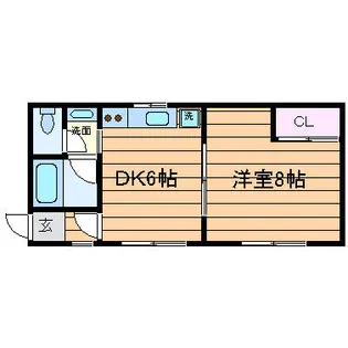 ナンノ第11号館【1階】の間取り
