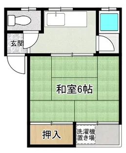 昭和コーポA棟【2階】の間取り