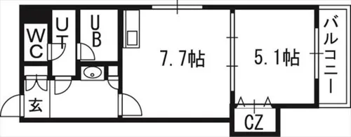 Vertical 18【3階】の間取り