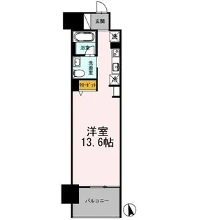 カスタリア伏見【804号室】の間取り