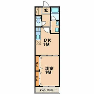 ピュアHATTA【2階】の間取り