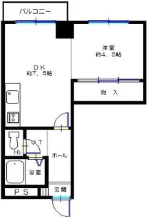 エンブレム新琴似【3階】の間取り