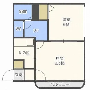 クラスタ【201号室】の間取り