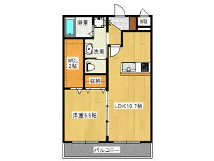 羽衣ハイツ【3階】の間取り